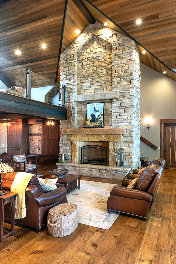 Fireplace in Great Room